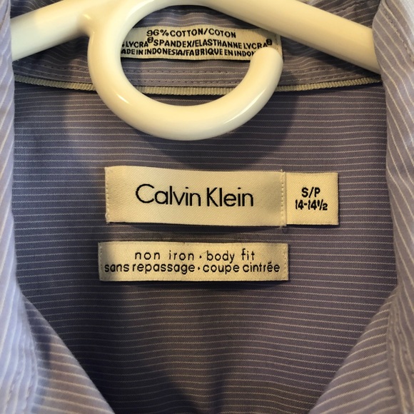 Purple Calvin Klein Dress Shirt - Picture 2 of 2